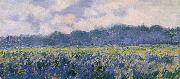 Claude Monet Field of Irses at Giverny oil painting picture wholesale